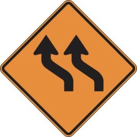 Accuform RIGID CONSTRUCT ION SIGN TWO LANE FRK360DP FRK360DP